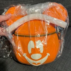 Disney Loungefly Mickey Pumpkin crossbody bag